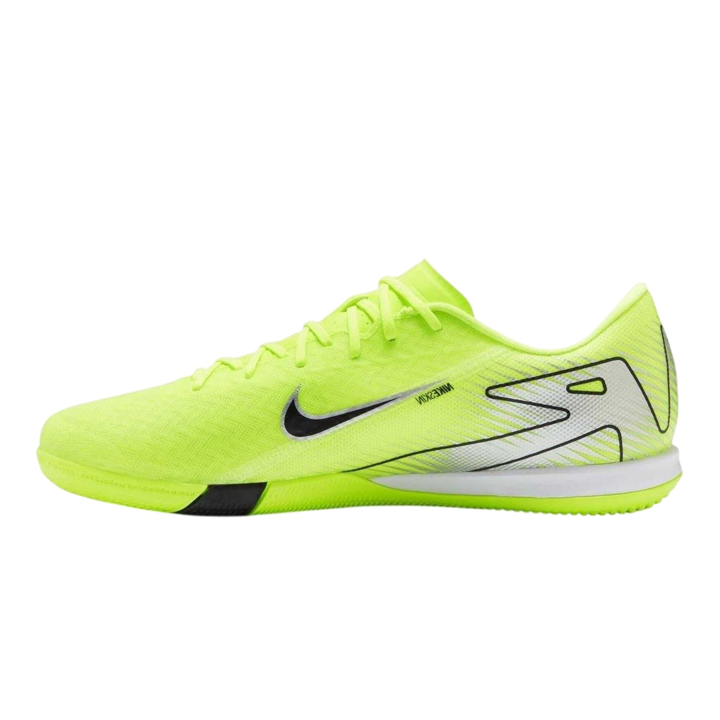 Volt-Black - Back - Nike Unisex Adult Mercurial Indoor Football Shoes