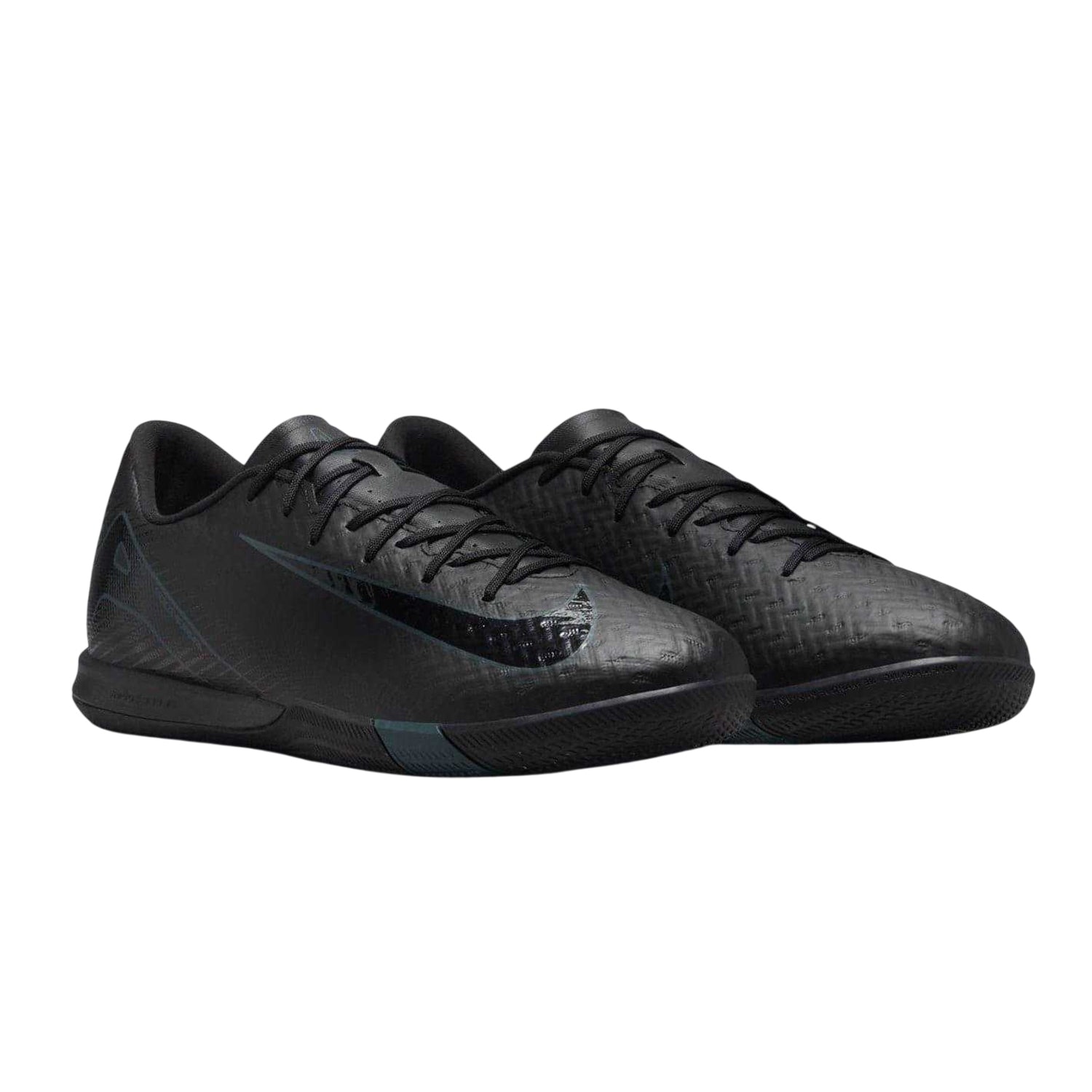 Black-Green - Front - Nike Unisex Adult Mercurial Indoor Football Shoes