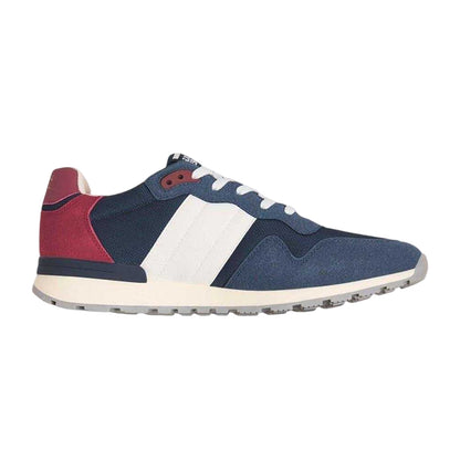 Majolica Blue - Back - Jack And Jones Mens Mesh Flat Trainers