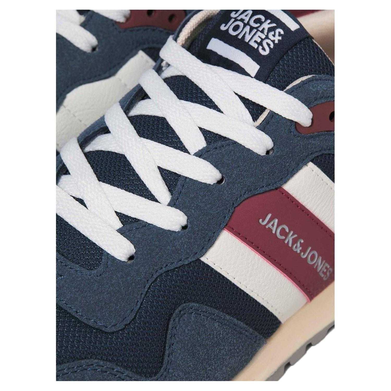 Majolica Blue - Lifestyle - Jack And Jones Mens Mesh Flat Trainers
