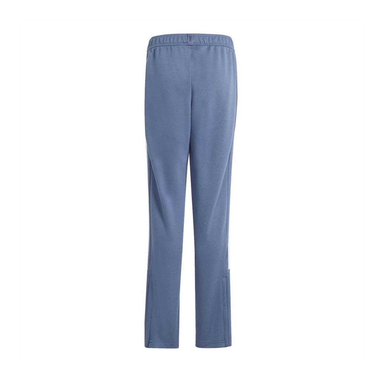 Blue - Back - Adidas Childrens-Kids 3 Stripes Joggers
