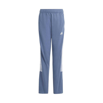Blue - Front - Adidas Childrens-Kids 3 Stripes Joggers