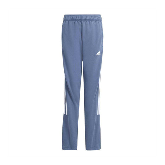 Blue - Front - Adidas Childrens-Kids 3 Stripes Joggers