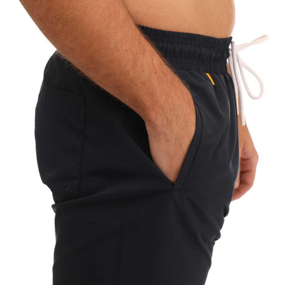 Dark Sapphire - Side - Timberland Mens Sunapee Lake Solid Swim Shorts