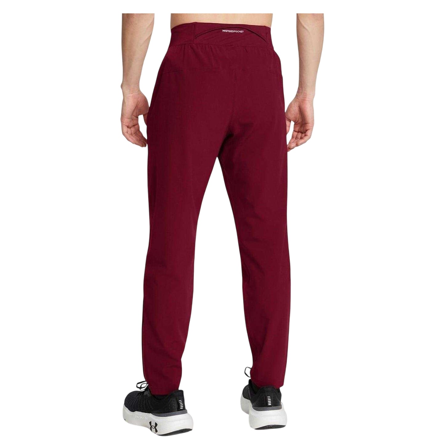 Red - Back - Under Armour Mens OutRun The Storm Jogging Bottoms