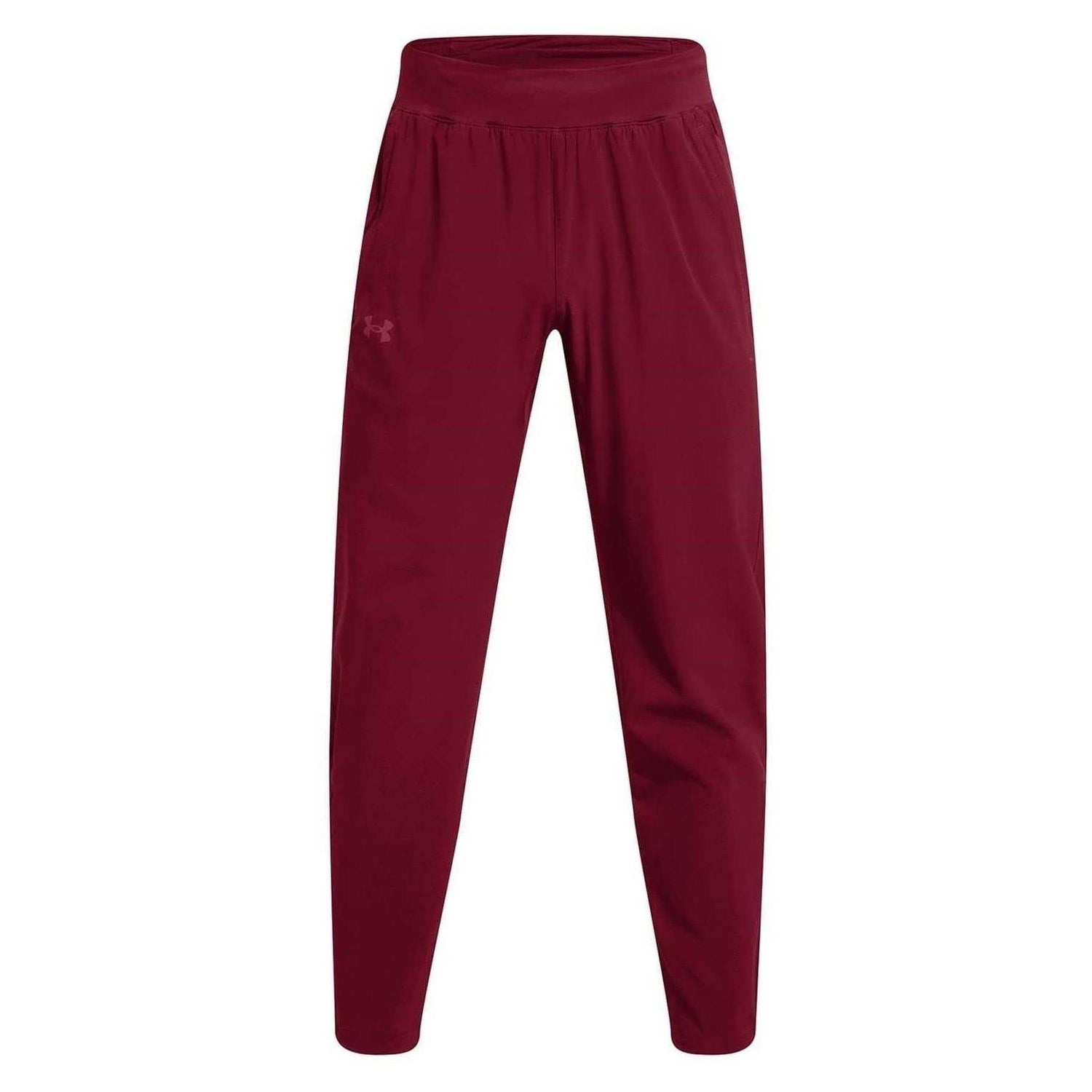 Red - Front - Under Armour Mens OutRun The Storm Jogging Bottoms