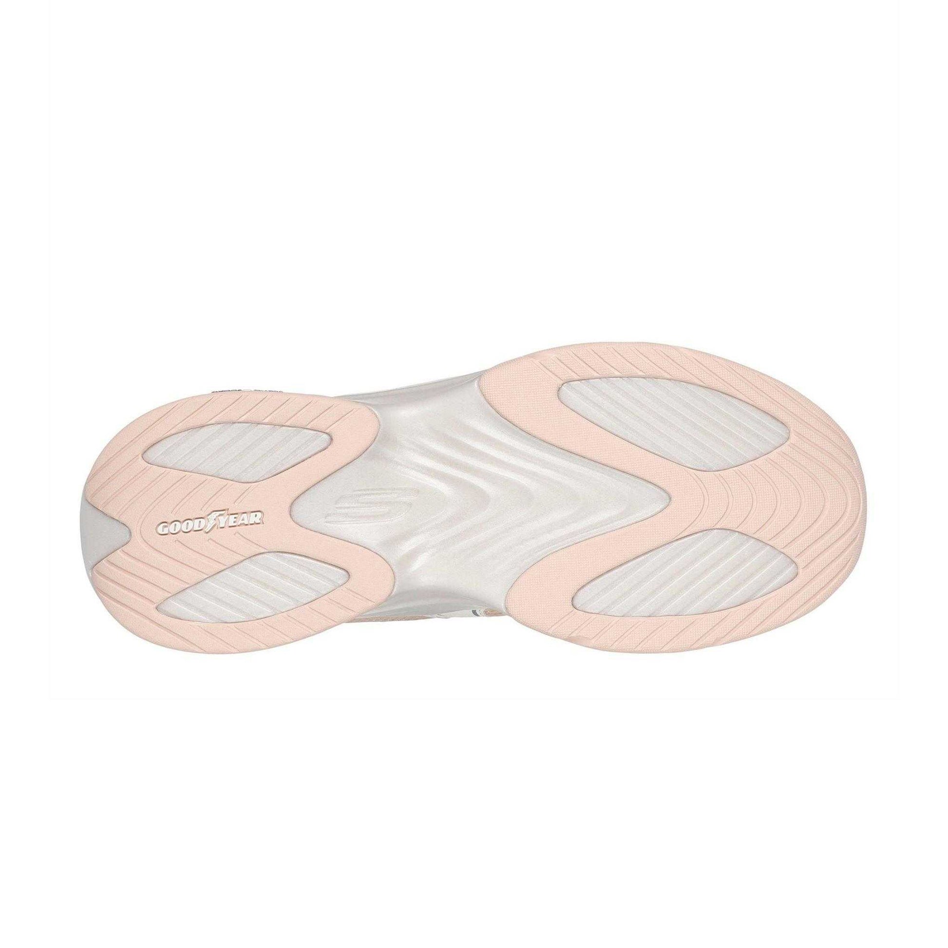 Off White - Lifestyle - Skechers Womens-Ladies D´Lux Slip-on Trainers