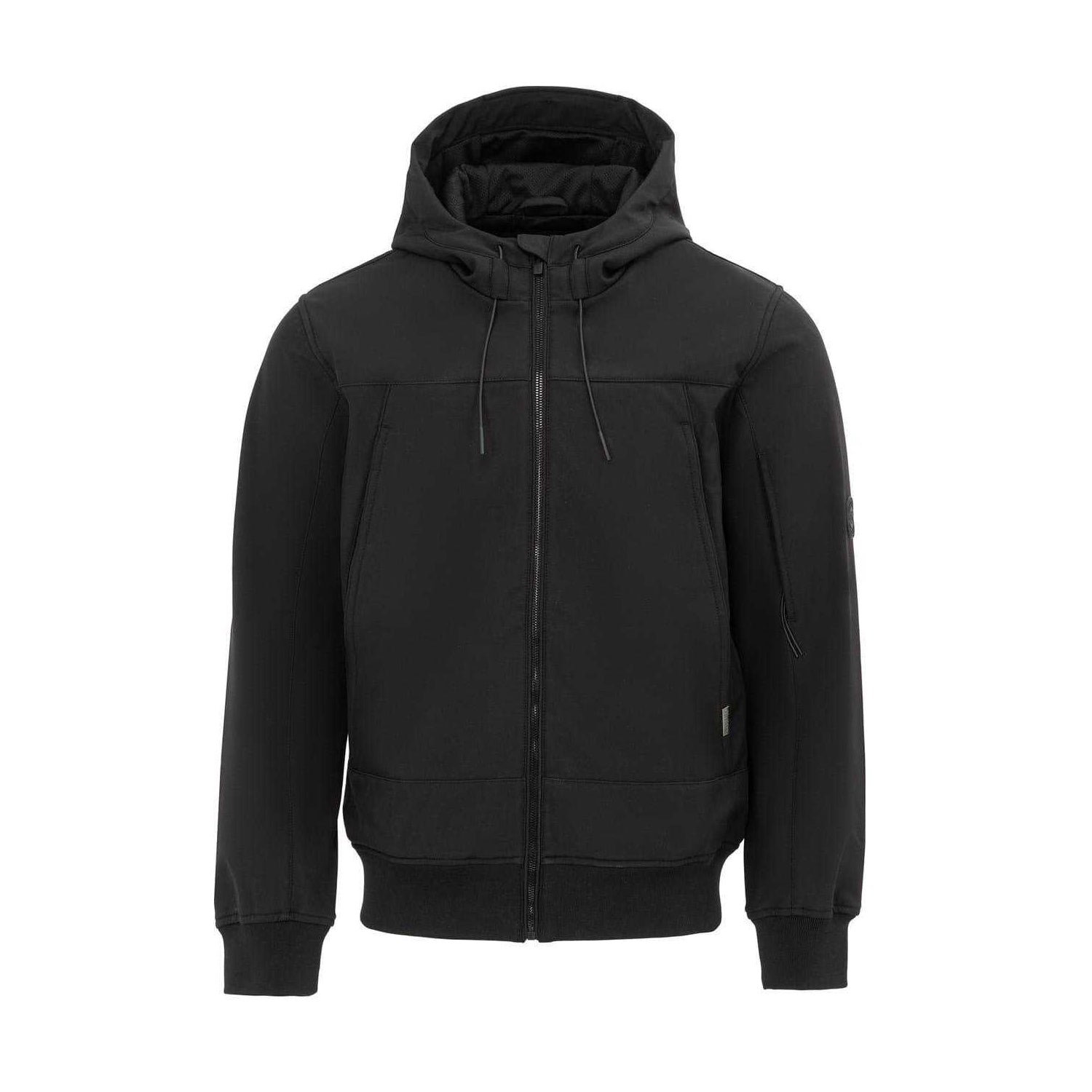 Black - Front - Firetrap Mens Soft Shell Jacket