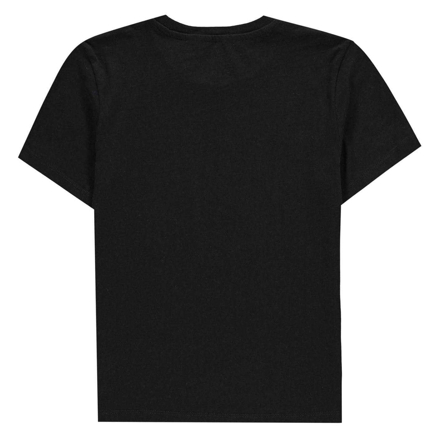 Black - Back - Calvin Klein Childrens-Kids Monogram T-Shirt