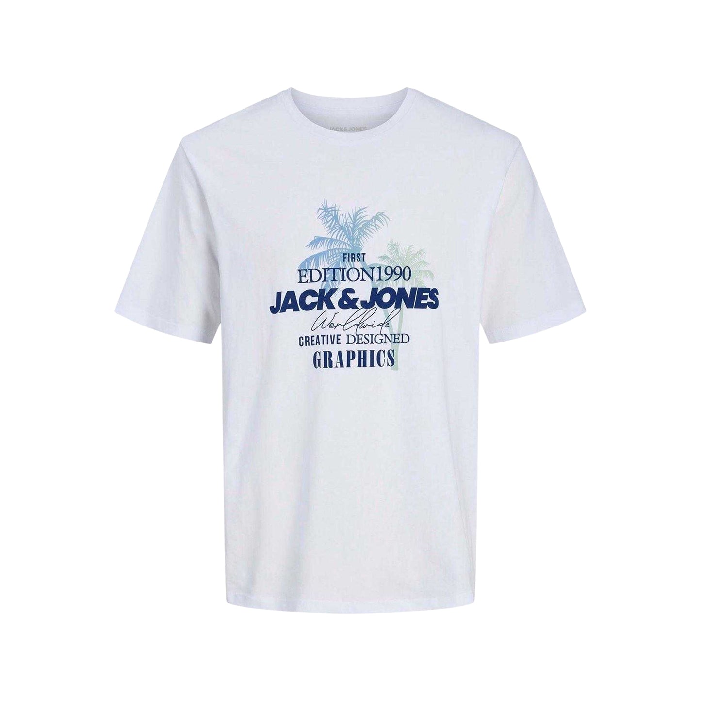 Black-White - Back - Jack And Jones Childrens-Kids T-Shirt (Pack of 2)