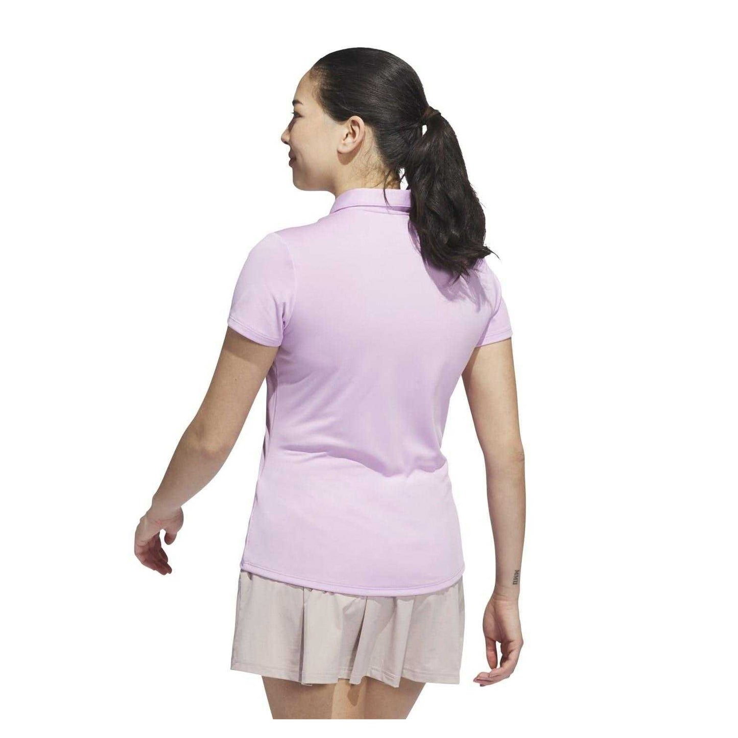 Lavender Purple - Back - Adidas Womens-Ladies Performance Golf Polo Shirt