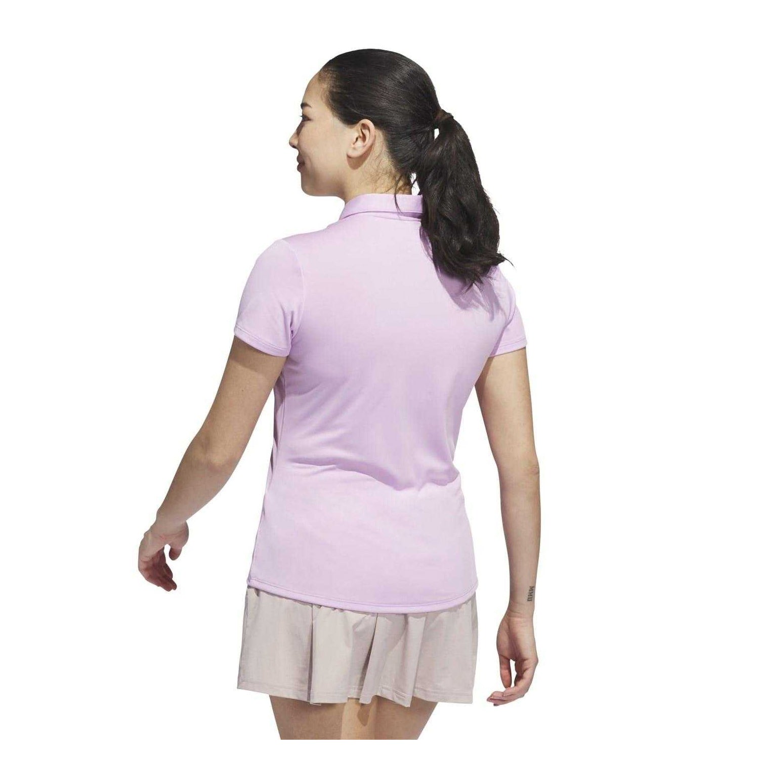 Lavender Purple - Back - Adidas Womens-Ladies Performance Golf Polo Shirt