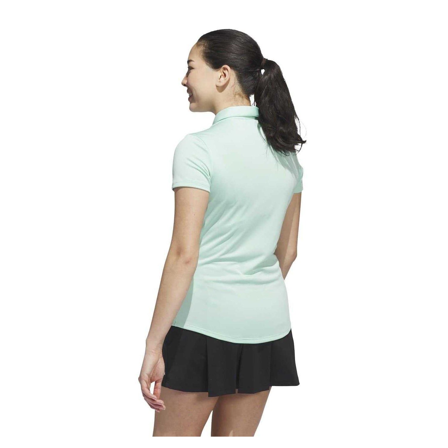 Mint - Back - Adidas Womens-Ladies Performance Golf Polo Shirt