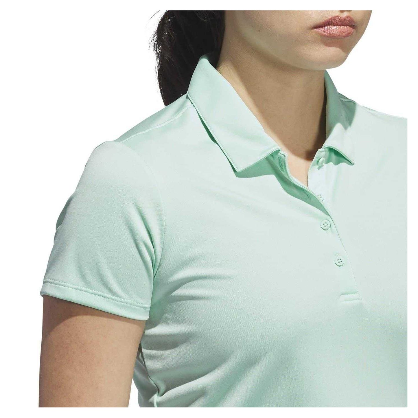 Mint - Side - Adidas Womens-Ladies Performance Golf Polo Shirt