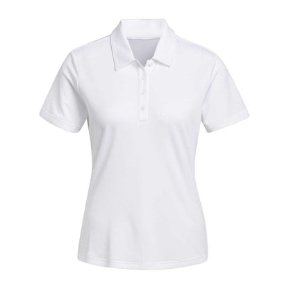 White - Front - Adidas Womens-Ladies Performance Golf Polo Shirt