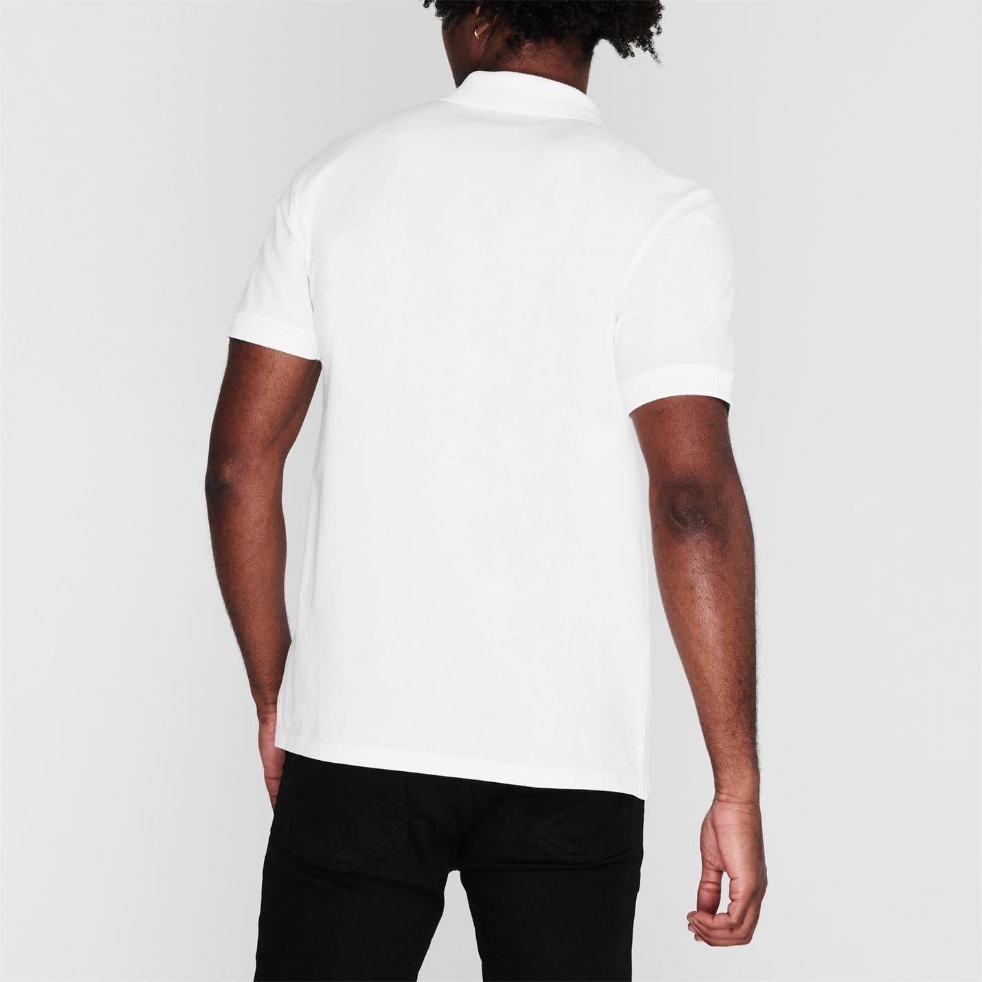 White - Side - Hugo Mens Deruso Polo Shirt