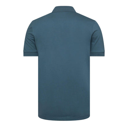Open Blue - Back - Hugo Mens Deruso Polo Shirt