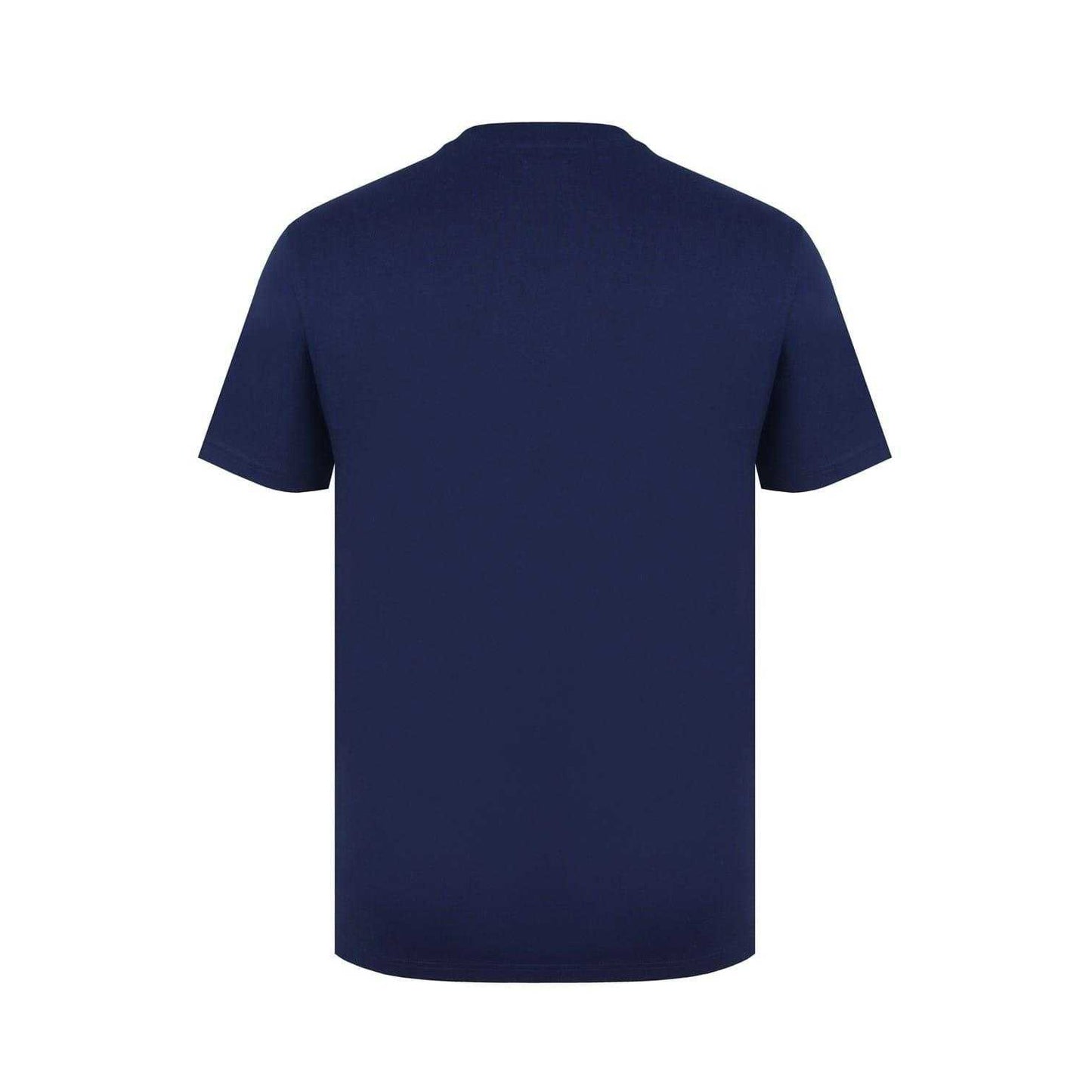 Navy - Back - Lee Cooper Mens Cotton Crew Neck T-Shirt