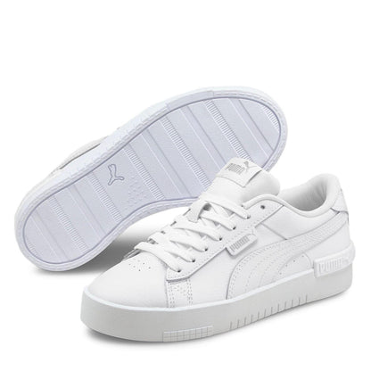 White - Front - Puma Girls Jada Trainers