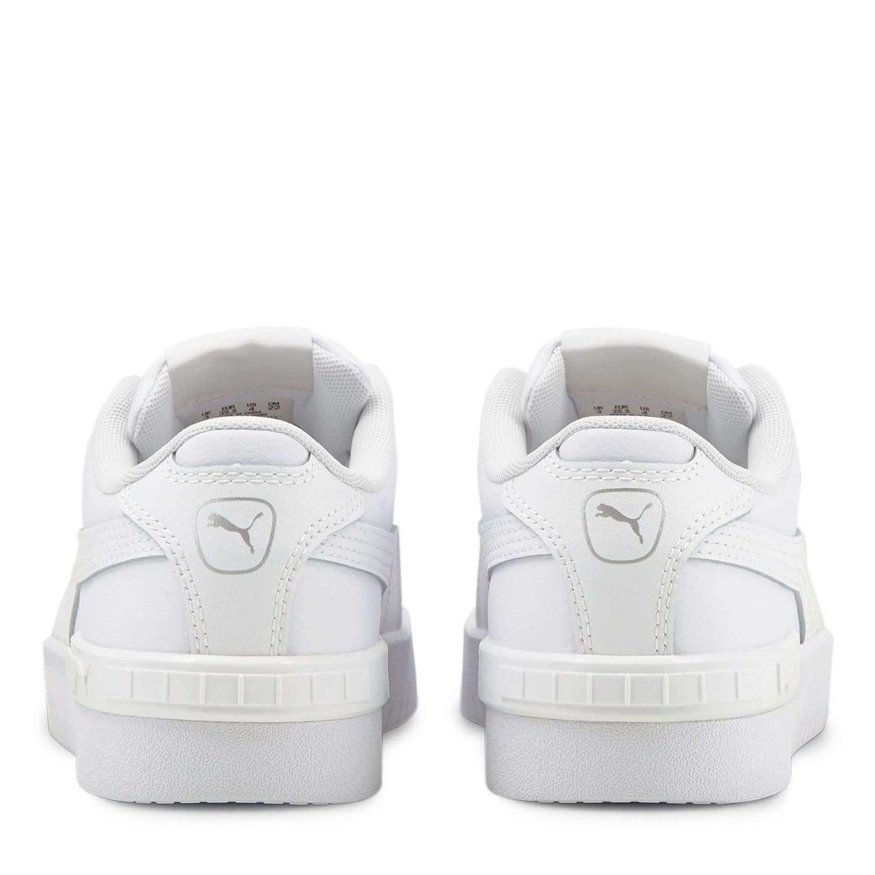 White - Pack Shot - Puma Girls Jada Trainers