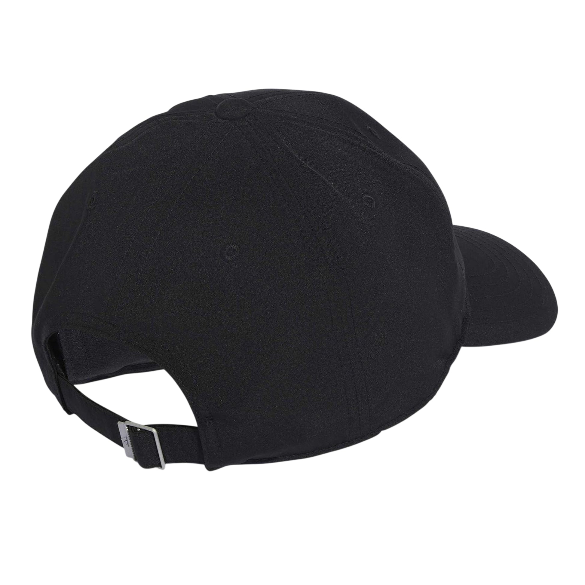 Black-Silver - Back - Adidas Mens Run Essentials Logo Running Baseball Cap