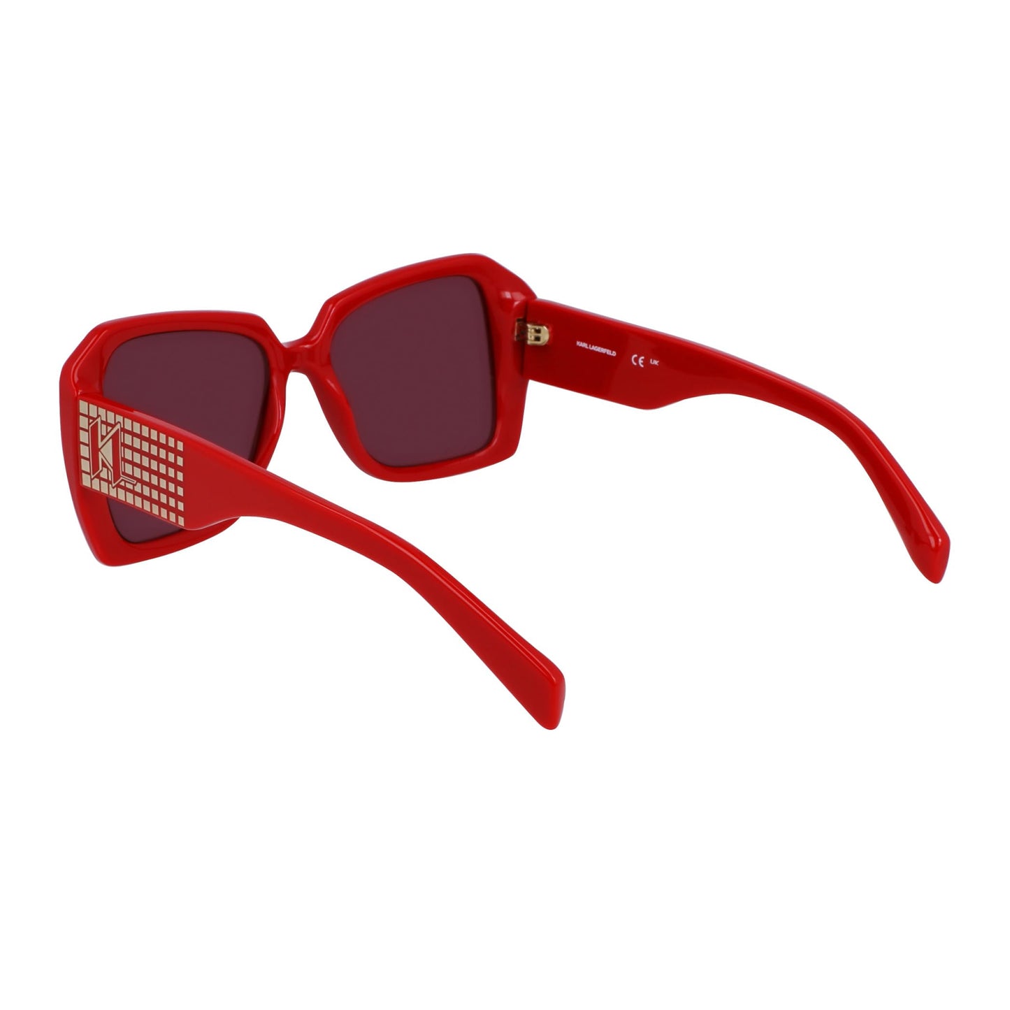 Red - Lifestyle - Karl Lagerfeld Unisex Adult Logo Sunglasses