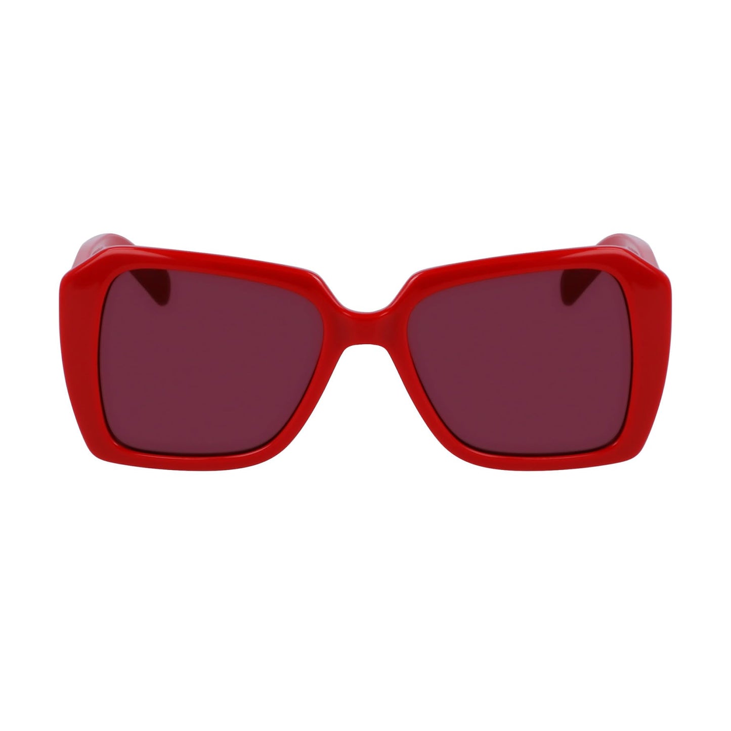 Red - Front - Karl Lagerfeld Unisex Adult Logo Sunglasses