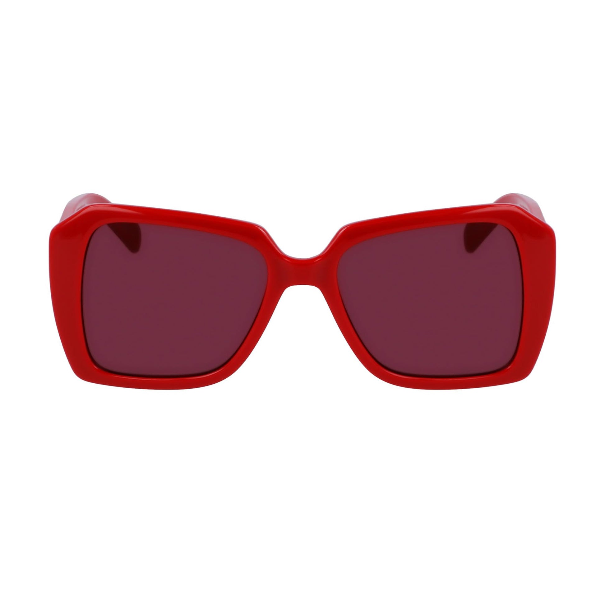 Red - Front - Karl Lagerfeld Unisex Adult Logo Sunglasses