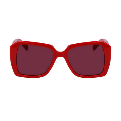 Red - Front - Karl Lagerfeld Unisex Adult Logo Sunglasses
