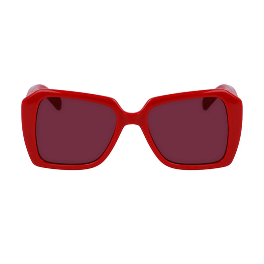Red - Front - Karl Lagerfeld Unisex Adult Logo Sunglasses