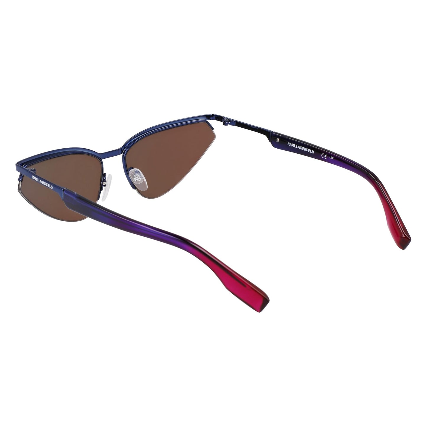 Dark Blue - Lifestyle - Karl Lagerfeld Unisex Adult Mirrored Sunglasses