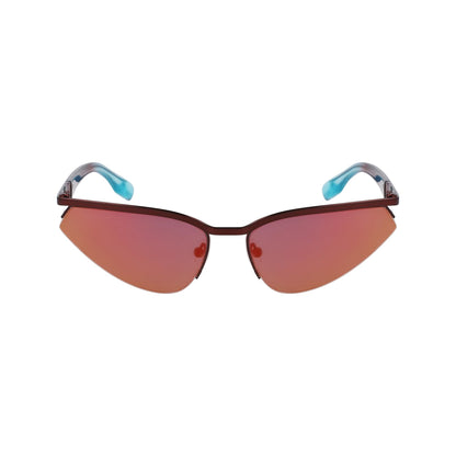 Burgundy - Front - Karl Lagerfeld Unisex Adult Mirrored Sunglasses