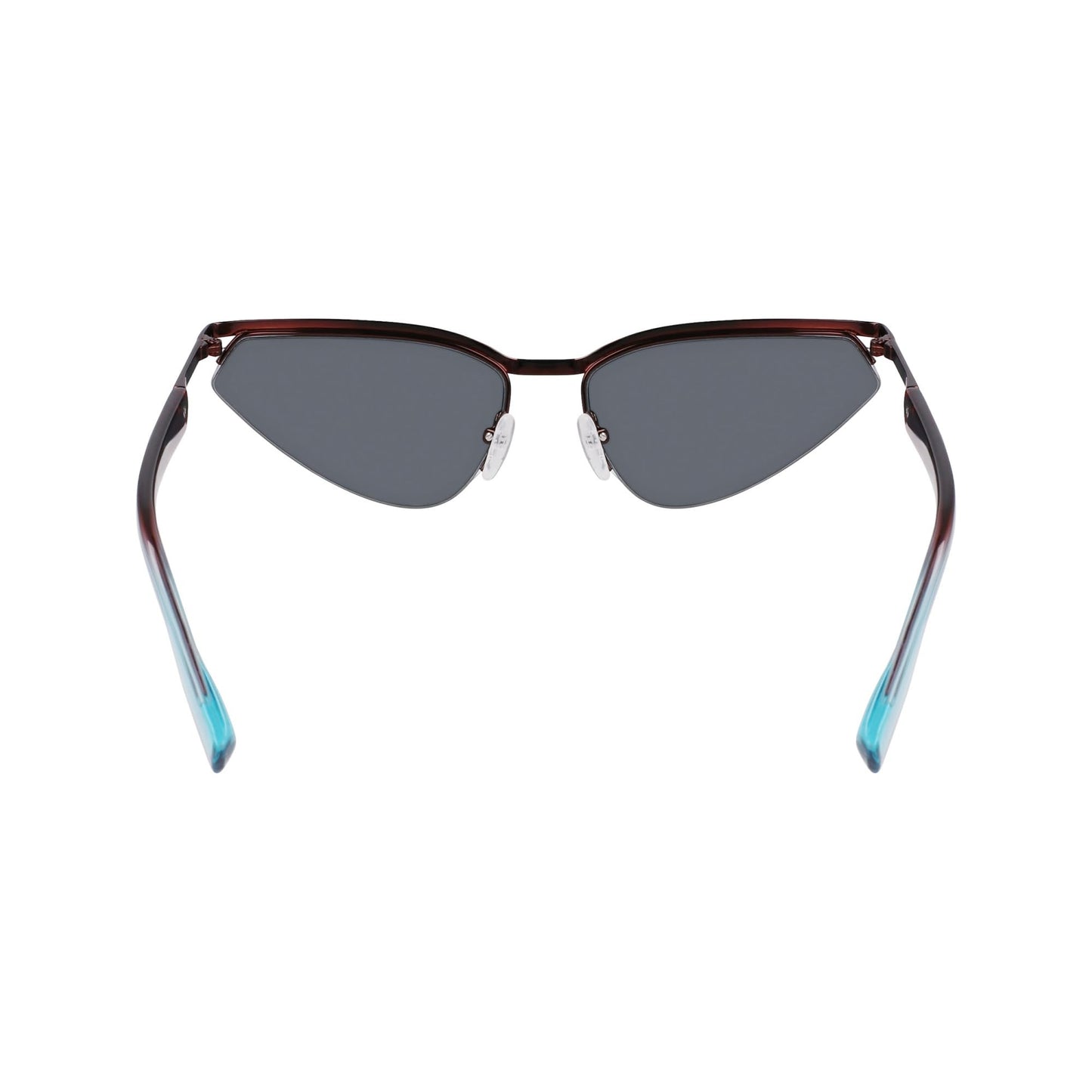 Burgundy - Back - Karl Lagerfeld Unisex Adult Mirrored Sunglasses