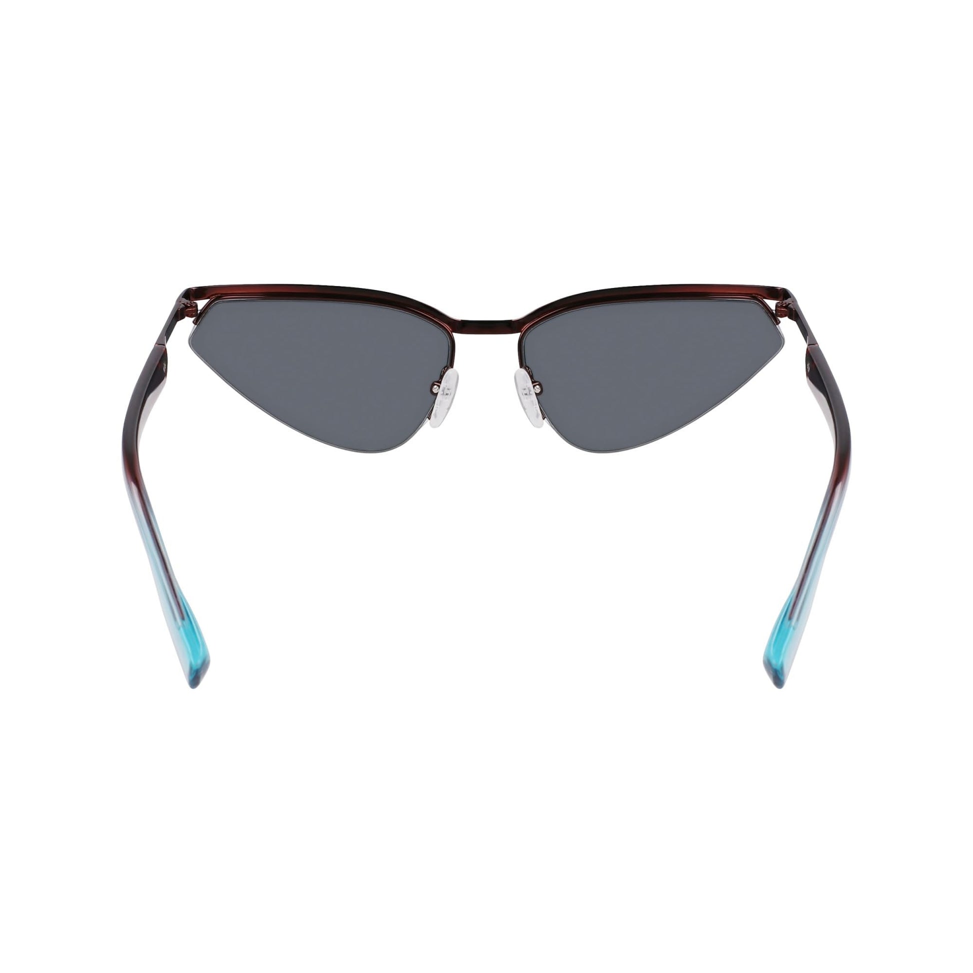 Burgundy - Back - Karl Lagerfeld Unisex Adult Mirrored Sunglasses
