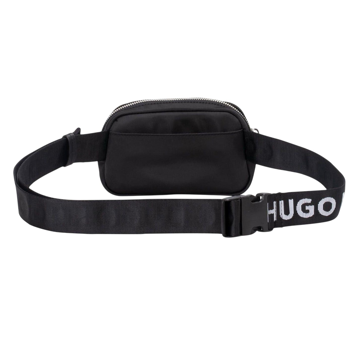 Black - Back - Hugo Logo Nylon Hip Bag