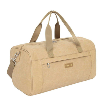 Beige - Side - Firetrap Kraft Kraft Paper Travel Duffle Bag
