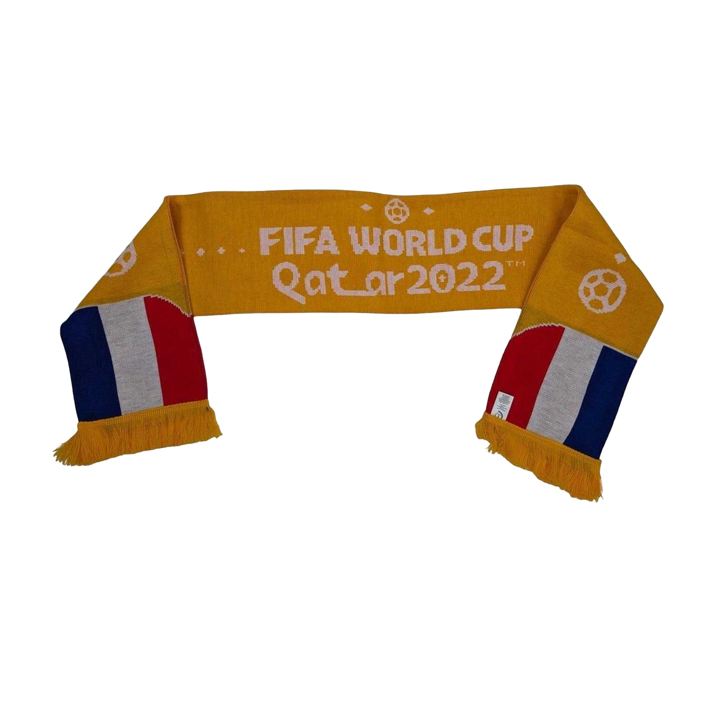 Blue-Orange - Front - Fifa World Cup Qatar 2022 Scarf