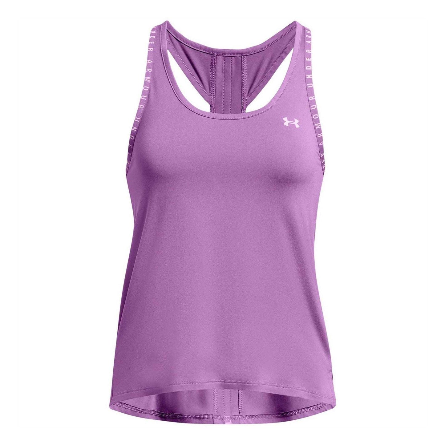 Purple - Front - Under Armour Womens-Ladies 4 Way Stretch Tank Top