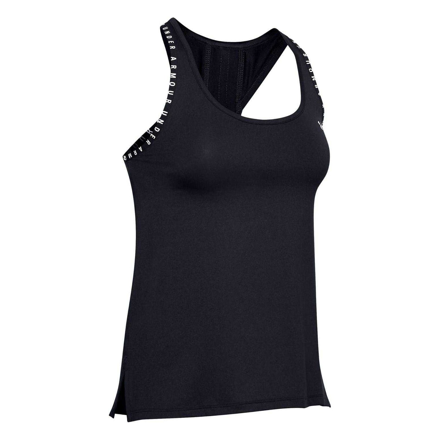 Black - Front - Under Armour Womens-Ladies 4 Way Stretch Tank Top