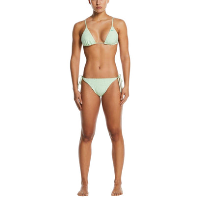 Vapor Green - Side - Nike Womens-Ladies Embossed Bikini Bottoms