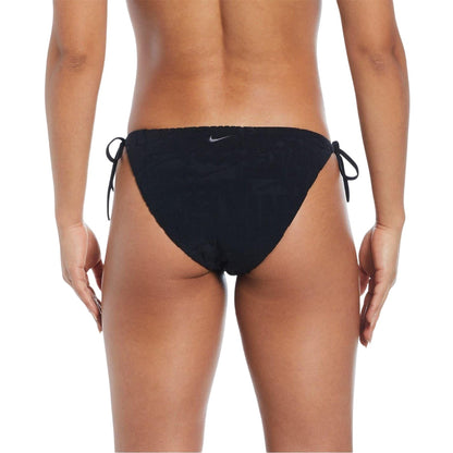 Black - Back - Nike Womens-Ladies Embossed Bikini Bottoms
