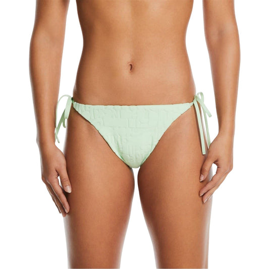 Vapor Green - Front - Nike Womens-Ladies Embossed Bikini Bottoms