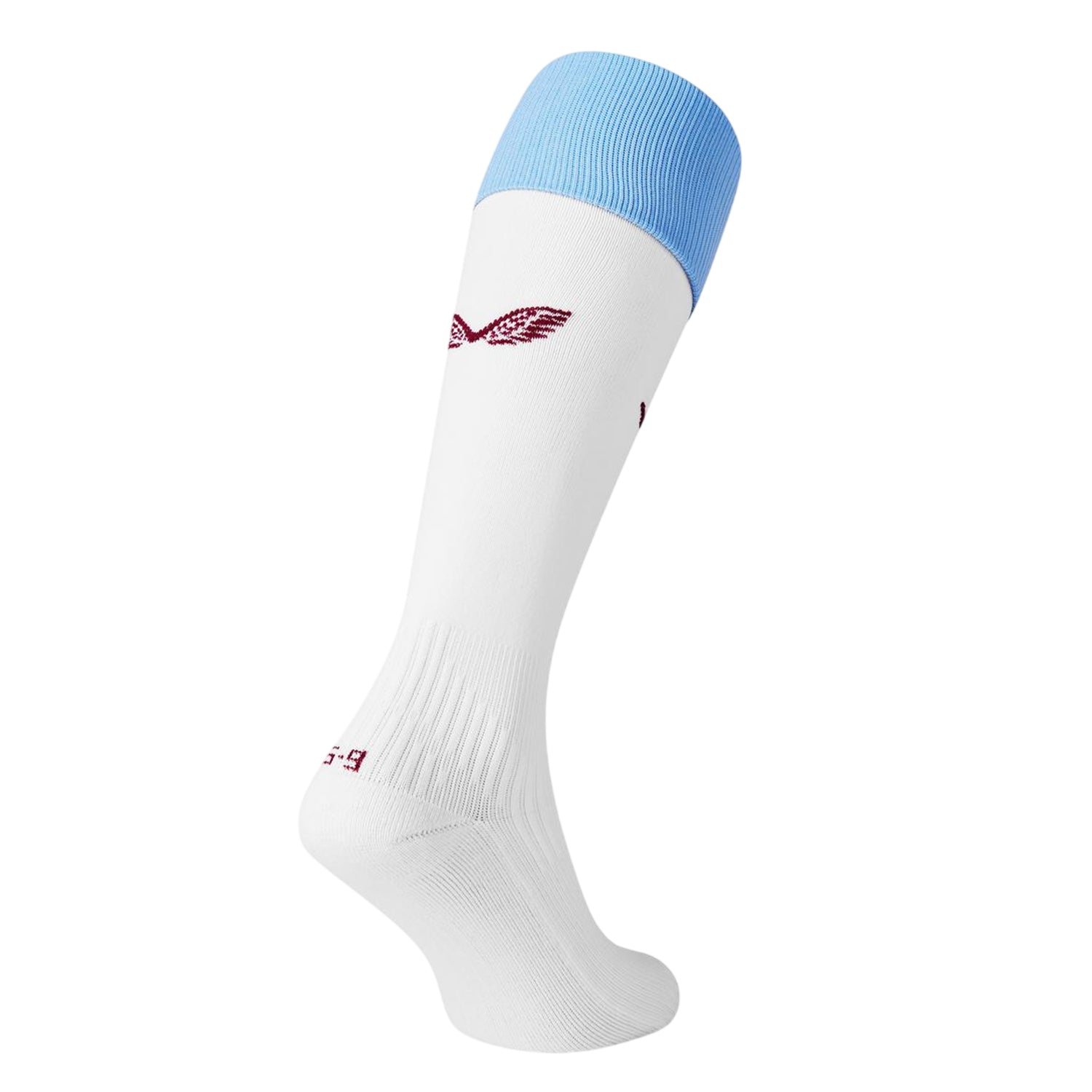 Brilliant White - Back - Castore Unisex Adult Aston Villa F.C Football Socks