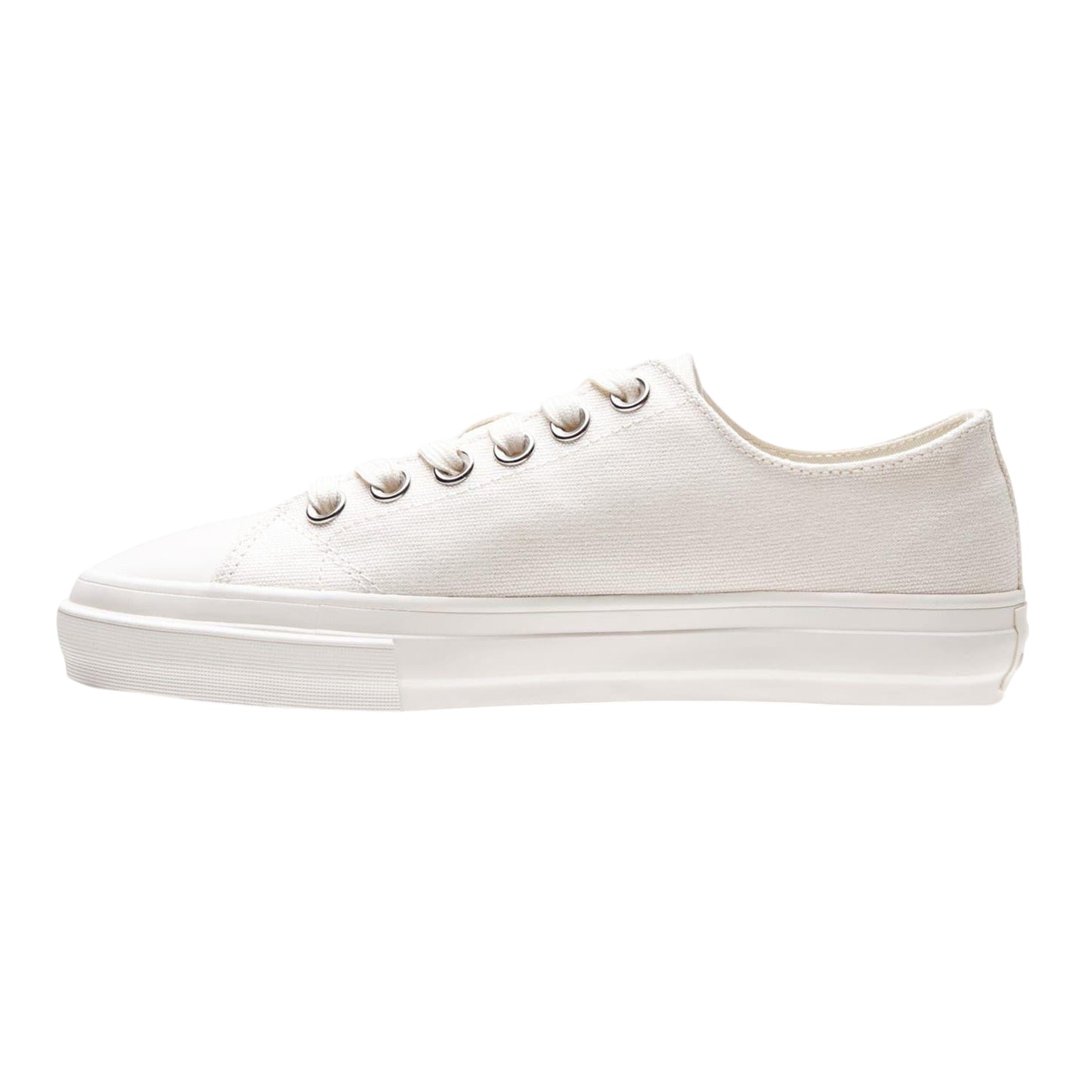 White - Side - Paul Smith Womens-Ladies Rainbow Heart Canvas Trainers
