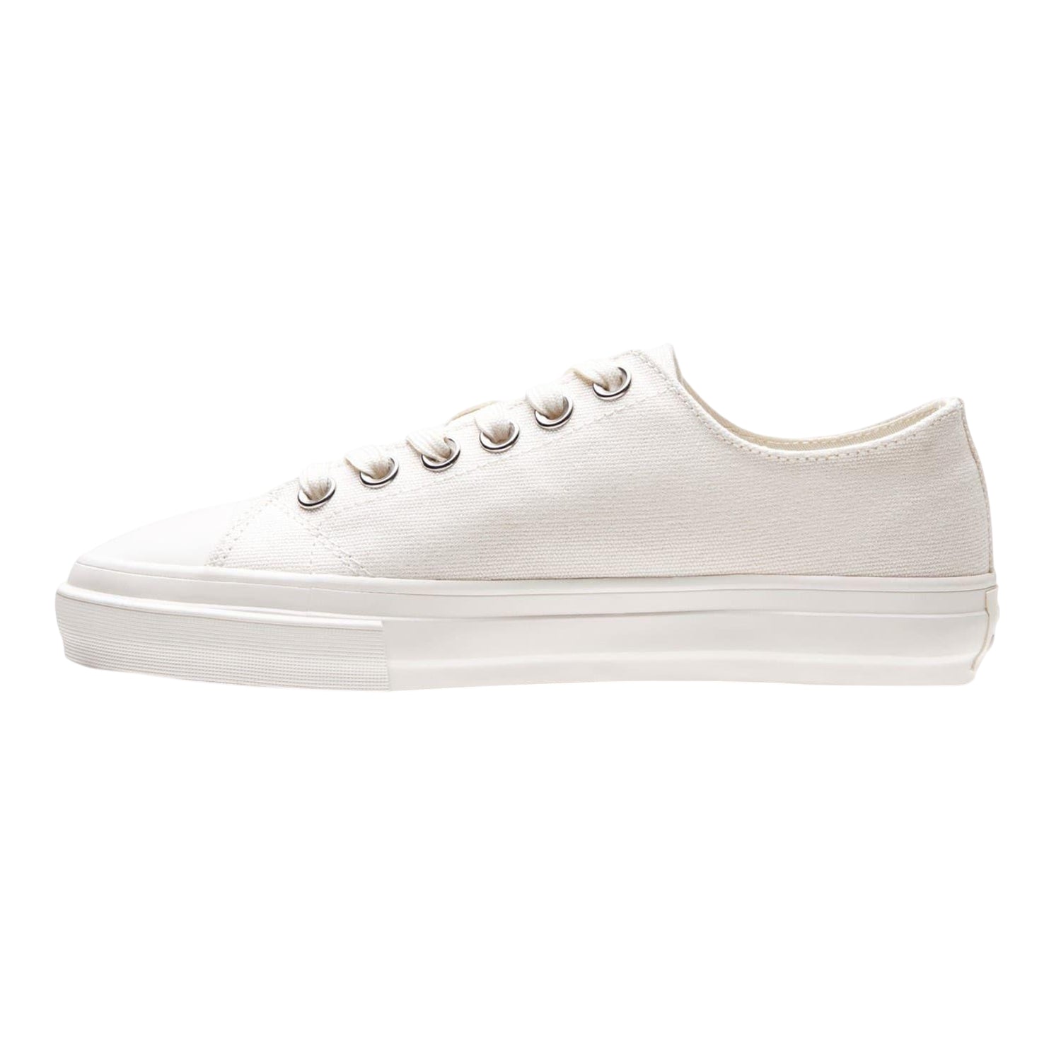 White - Side - Paul Smith Womens-Ladies Rainbow Heart Canvas Trainers