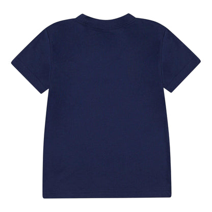 Navy - Back - Nike Boys Futura Swoosh T-Shirt