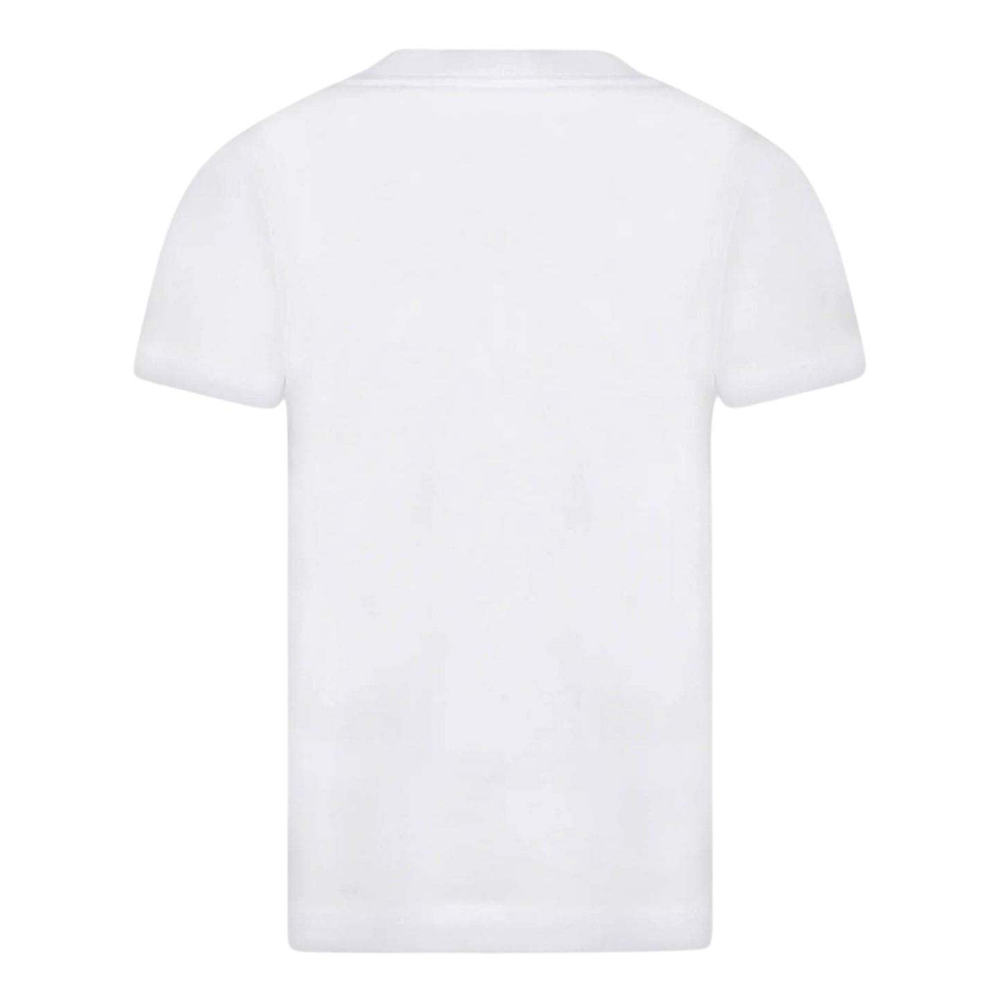 White - Back - Nike Boys Futura Swoosh T-Shirt