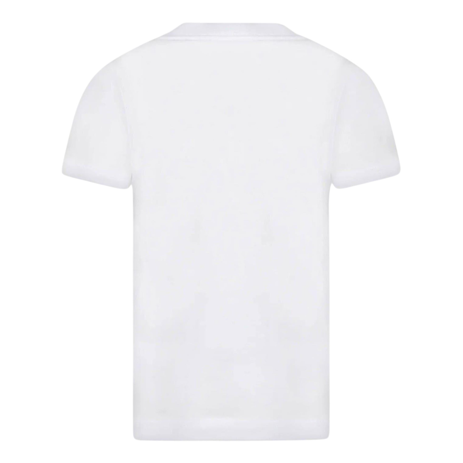 White - Back - Nike Boys Futura Swoosh T-Shirt