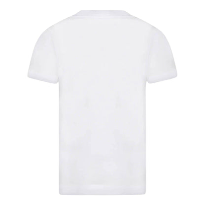 White - Back - Nike Boys Futura Swoosh T-Shirt