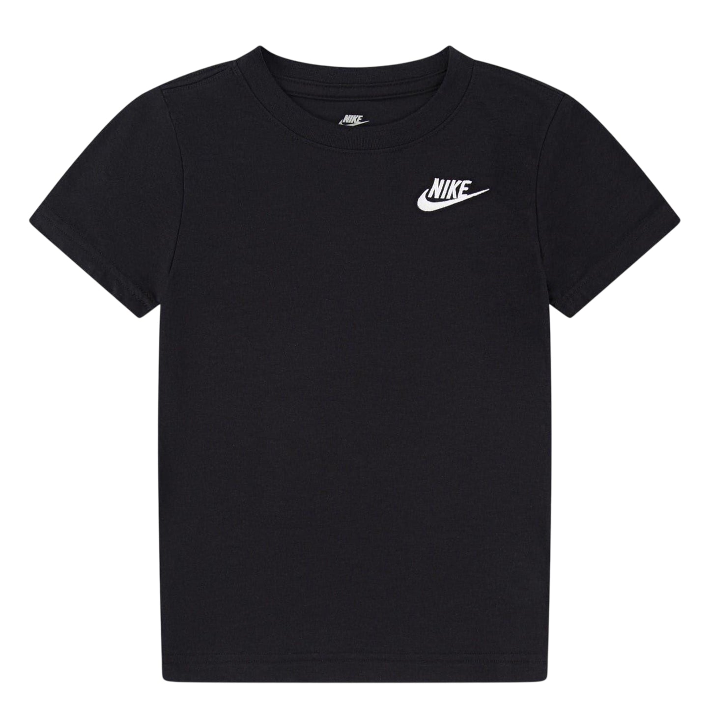 Black - Front - Nike Boys Futura Swoosh T-Shirt